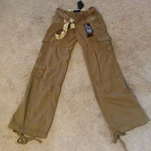 NEW MIss me cargo pants olive size S =28" waist